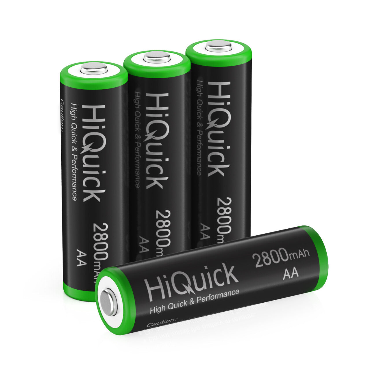HiQuick AA NiMH Rechargeable Batteries 2800mAh - 8 Pack High Capacity Long Lasting Batteries for Digital Cameras, Flashlights, Toys & More - Eco-Friendly Power Solution