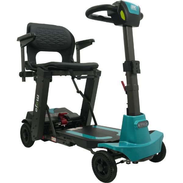 MOJO Automatic Folding Scooter - Lightweight & Portable Mobility Scooter for Adults & Seniors - Perfect for Travel, Shopping & Outdoor Adventures