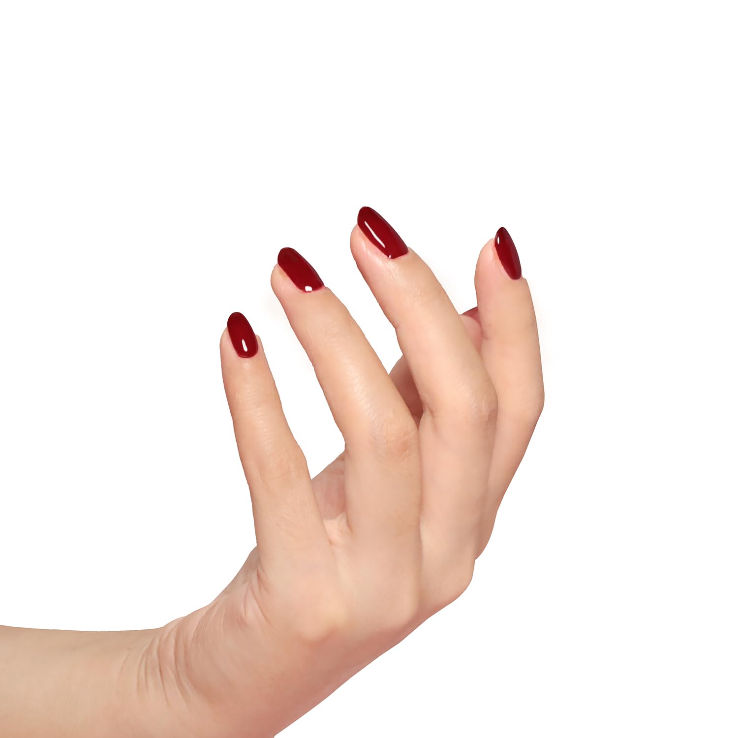 FZANZEST Jelly Red Gel Nail Polish - Long Lasting Blood Red Fall Winter Nail Colors, Translucent Burgundy Soak Off UV Gel Polish for Manicure | Perfect for Holiday Parties, Date Nights & Special Occasions
