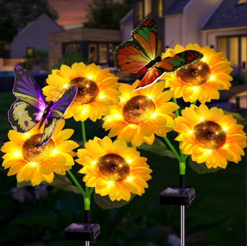 Sunflower with Butterfly