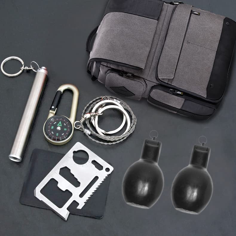 Eco-Fused 2X Hand Squeeze Whistles with Lanyards for Sports & Survival