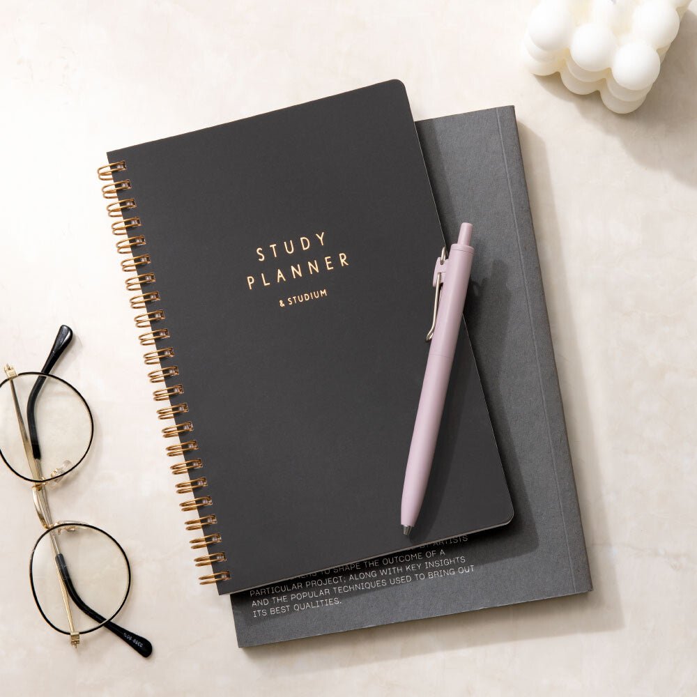 STUDY PLANNER DIARY A5 Ring Notebook - Iroha Organizer for Students, Professionals & Productivity Enthusiasts - Perfect for School, Work & Daily Planning
