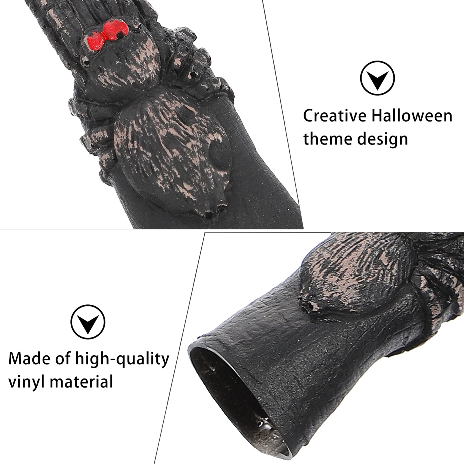 Beaupretty Halloween Fake Nails - 10pcs Scary Claw Witches Nails for Halloween Cosplay, Costume Party, Trick or Treat - Perfect for Halloween Decorations, Spooky Nail Art & Witch Costume Accessories