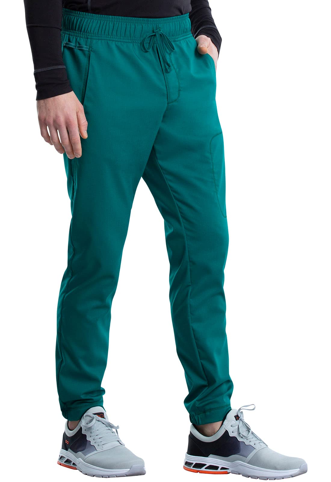 Men's Cherokee Scrubs Pants - Natural Rise Jogger with Zip Cargo Pocket WW012 | Comfortable Medical Workwear for Doctors, Nurses & Healthcare Professionals