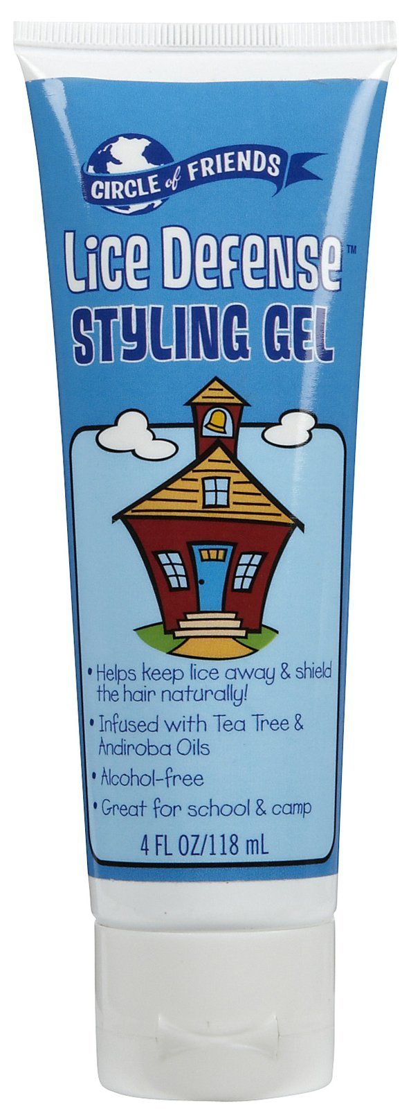 Circle Of Friends Lice Defense Gel – 4 oz Natural Head Lice Treatment & Prevention for Kids – Safe & Effective for School, Camp & Family Use