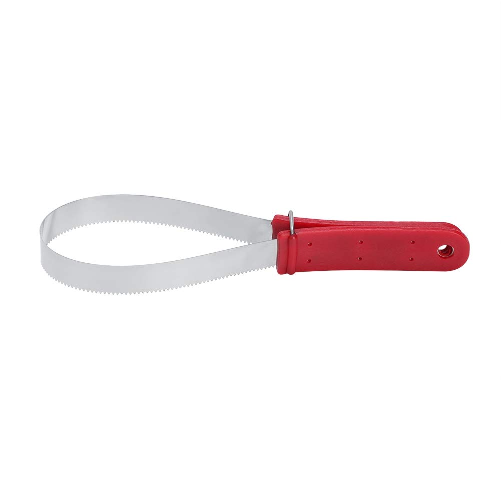 Premium Stainless Steel Dual-Sided Shedding Blade for Horses & Dogs - Heavy Duty Grooming Brush with Non-Slip Handle - Perfect for Removing Loose Hair, Undercoat & Mats During Shedding Season