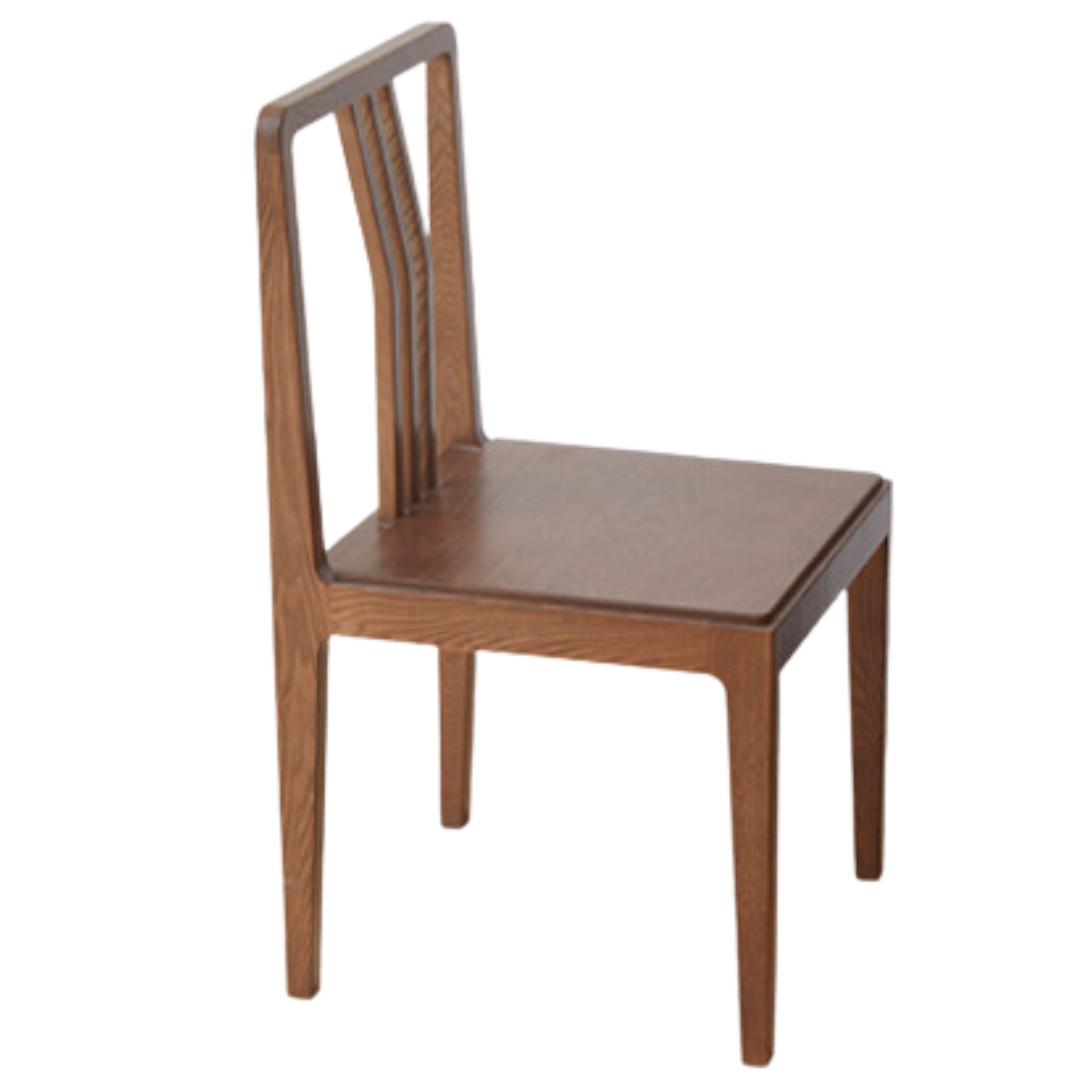 Premium Black Walnut Solid Wood Dining Chairs Set of 4 with Comfortable Backrest - Elegant Kitchen & Dining Room Furniture for Family Gatherings & Dinner Parties