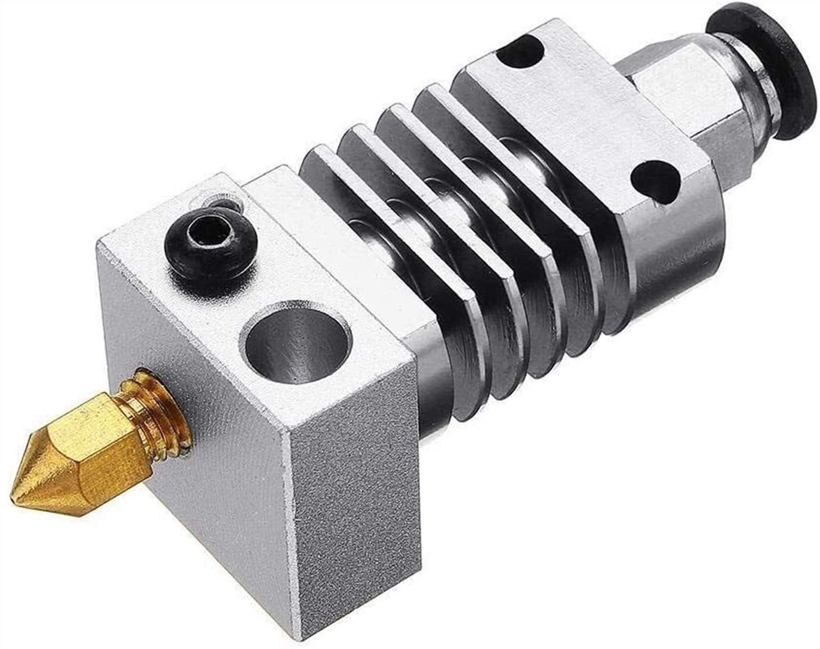 1.75mm V6 All Metal J-Head Hotend Extruder Kit with Heating Tube - Compatible with CR10/CR8 3D Printers | High-Performance 3D Printer Accessories for Smooth Printing | Ideal for DIY 3D Printing Projects and Professional Use
