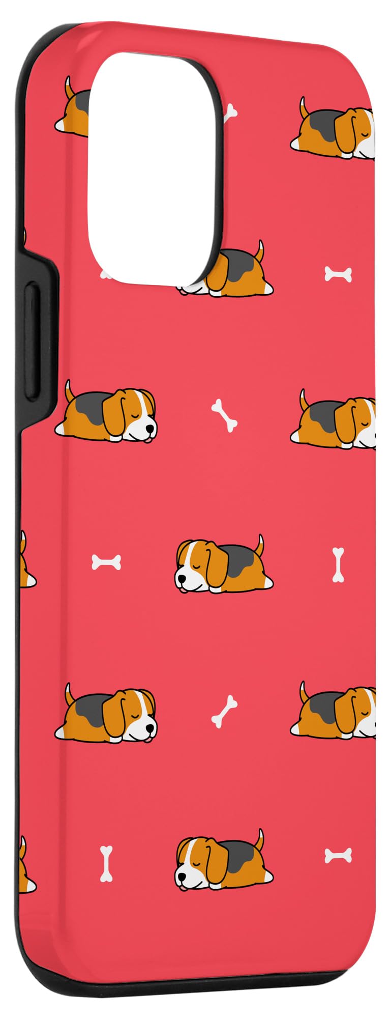 iPhone 12 Mini Beagle Pattern Phone Case - Cute Dog Lover Gift, Protective Cover for iPhone 12 Mini (5.4