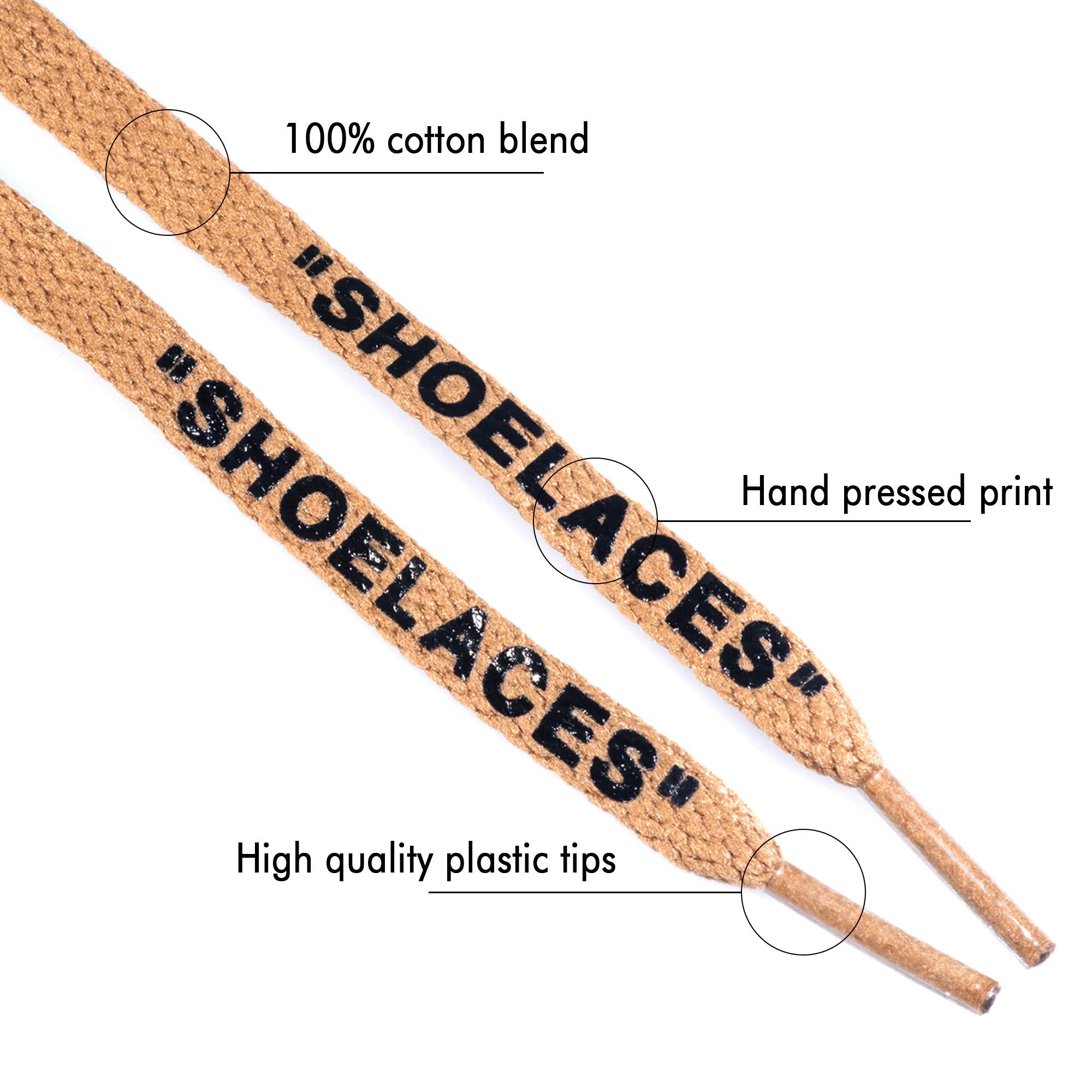 LitLaces - Flat Printed Replacement Shoelaces for Sneakers | Durable & Stylish Laces for Running, Walking & Casual Wear | Perfect for Athletic Shoes & Fashion Sneakers