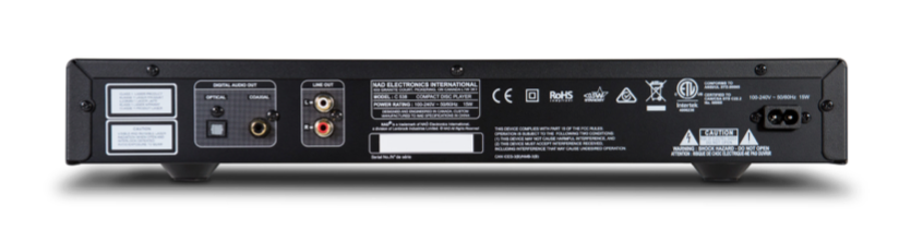 NAD C 538 Compact Disc Player - High-Fidelity CD Player with Digital Output for Home Audio & Music Enthusiasts | Perfect for Living Room, Office, or Studio Use