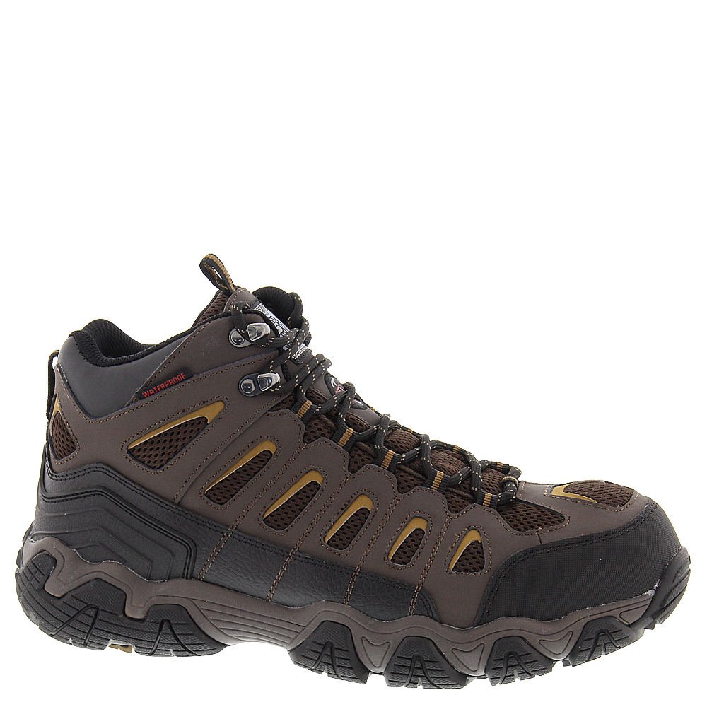 Skechers for Work Blais-EBZ Steel Toe Hiking Shoes for Men - Slip Resistant Work Boots with Memory Foam - Ideal for Construction, Warehouse & Outdoor Jobs