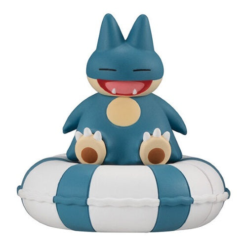 Bandai Pokemon Puka Puka Floating Ring Vol. 02 - 2 Inch Mini Collectible Figure for Bath Toys, Pool Floats & Kids Decor | Official Pokemon Merchandise
