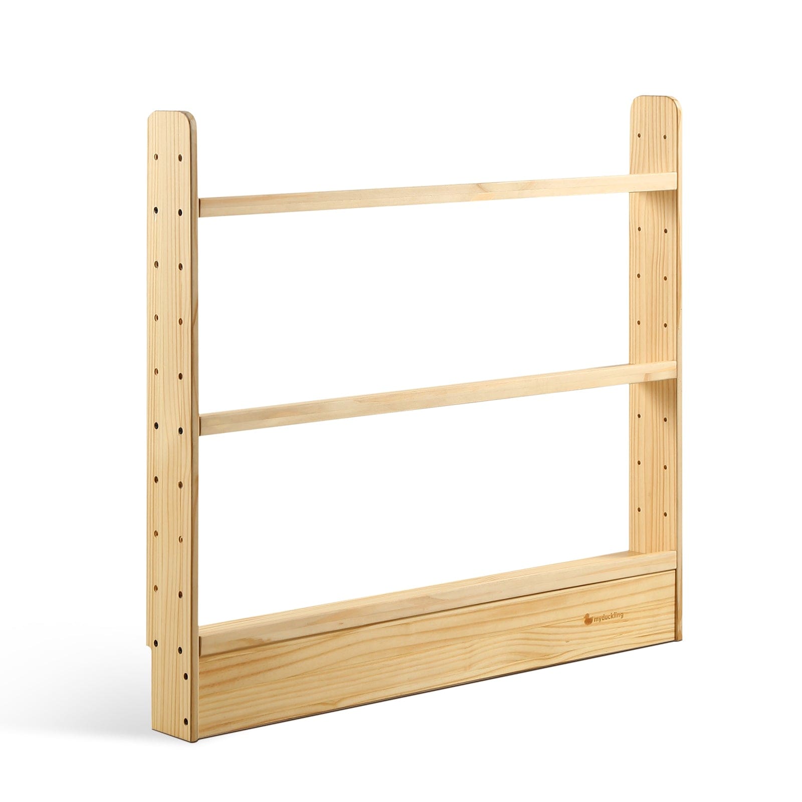 NALA 3-Tier Adjustable Solid Wood Bookshelf - Sturdy & Space-Saving Storage for Books, Decor & Office Supplies | Perfect for Home, Office & Dorm Room Organization