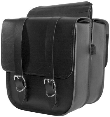 Willie & Max Standard Saddlebags SB301-05 - Durable Leather Motorcycle Saddle Bags for Harley, Cruiser & Touring Bikes - Perfect for Road Trips & Daily Commuting