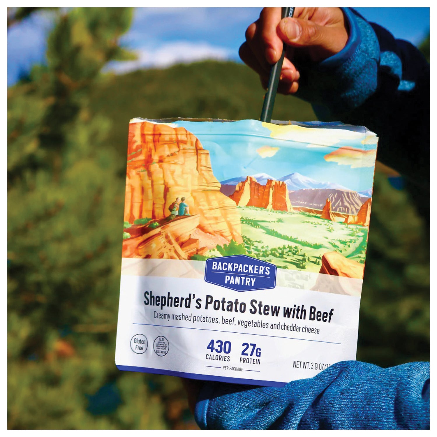 Backpacker's Pantry Beef Performance Shepherd Potato Stew - 2 Person Meal | Freeze-Dried Camping Food for Hiking, Backpacking & Emergency Preparedness