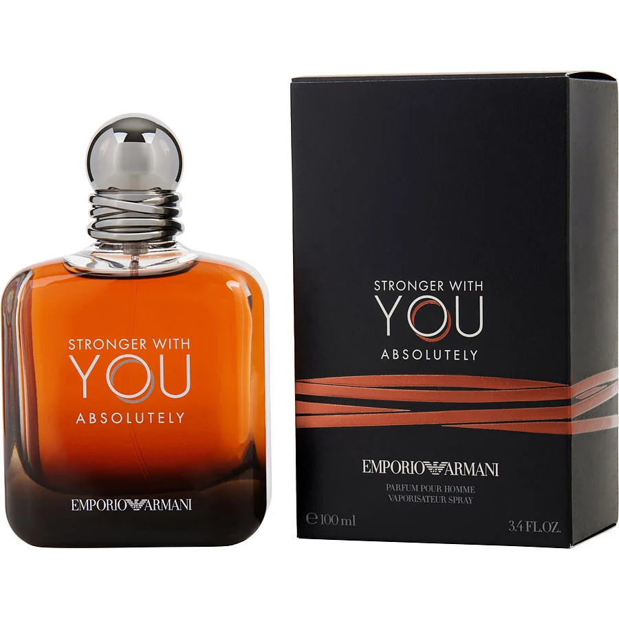 Emporio Armani Stronger With You Absolutely Eau de Parfum Spray for Men - Long Lasting Fragrance for Date Night & Special Occasions