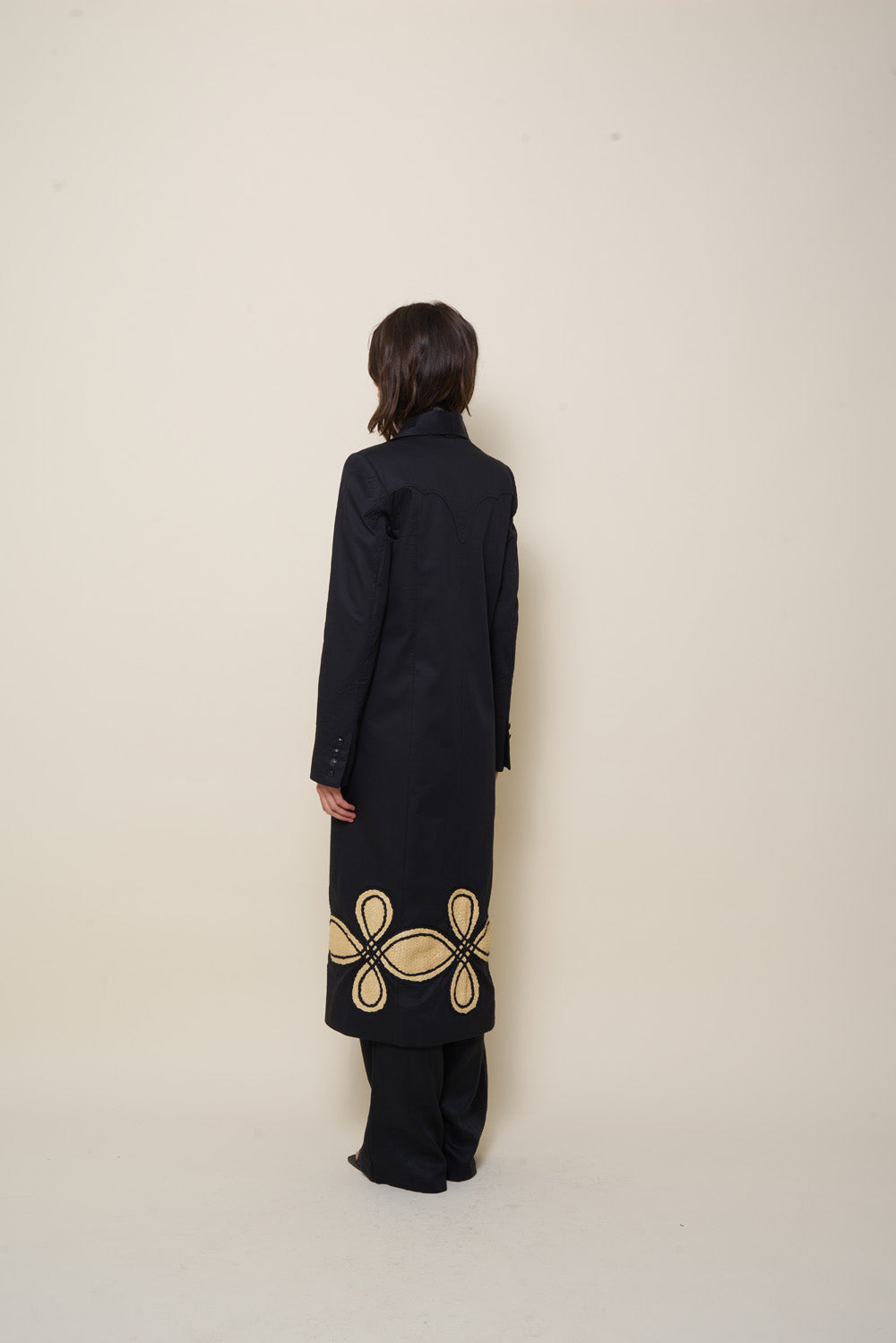 Stylish Iconography Trench Coat for Women - Waterproof Long Coat with Belt - Perfect for Fall, Winter & Business Occasions