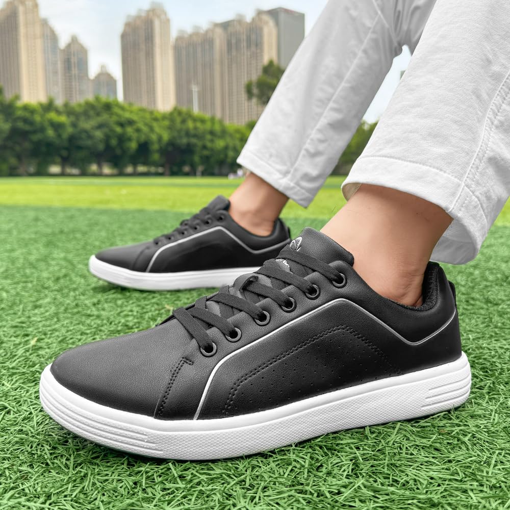 THESTRON Men's Golf Shoes - Comfortable Non-Slip Lightweight Sneakers for Walking & Golfing | Breathable Sports Shoes for Casual Wear & Outdoor Activities