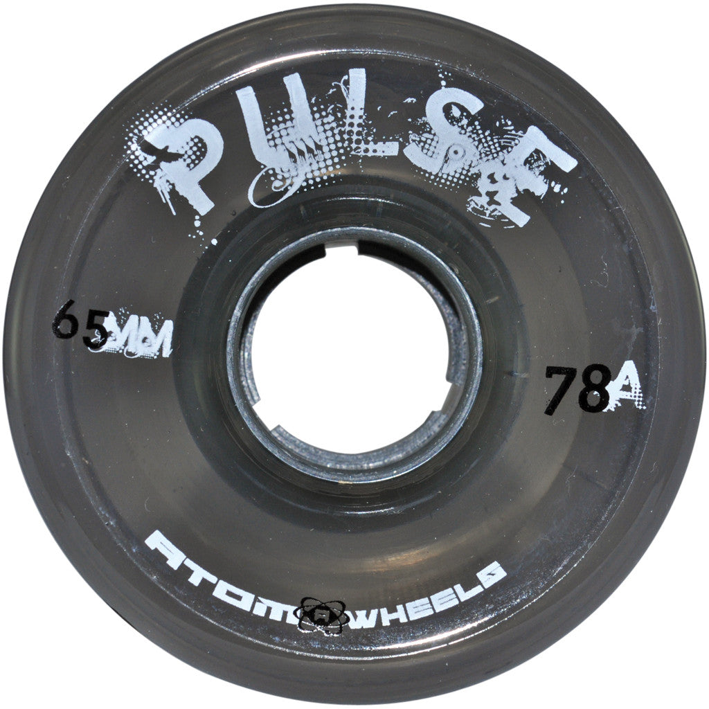 Atom Pulse Wheels 65mm 78a - 4 Pack Premium Longboard Wheels for Smooth Cruising & Carving - Perfect for Downhill, Freeride & Urban Commuting