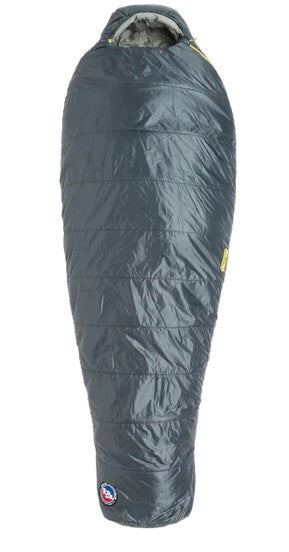 Big Agnes Anthracite 20°F Men's Ultralight Backpacking Sleeping Bag - Warm & Water-Resistant for Camping, Hiking & Outdoor Adventures