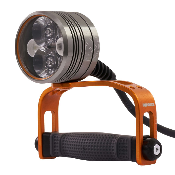 Apeks Luna X Underwater Canister Light - Professional Diving Flashlight for Scuba, Cave & Night Diving | Waterproof LED Torch for Marine Exploration & Underwater Photography