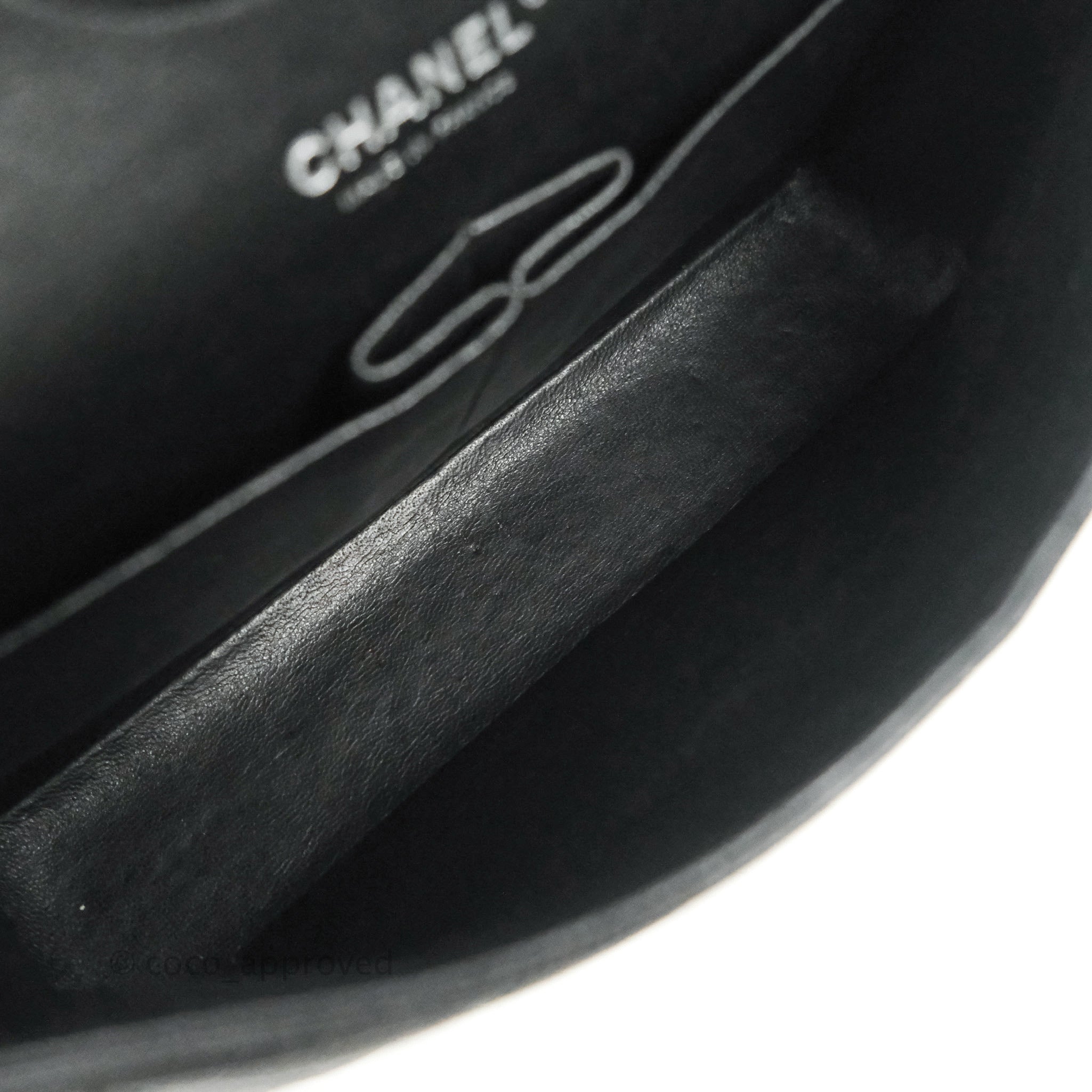 Chanel Classic Medium Double Flap Bag Black Caviar Leather with Silver Hardware - Luxury Designer Handbag for Women, Perfect for Work, Evening & Special Occasions