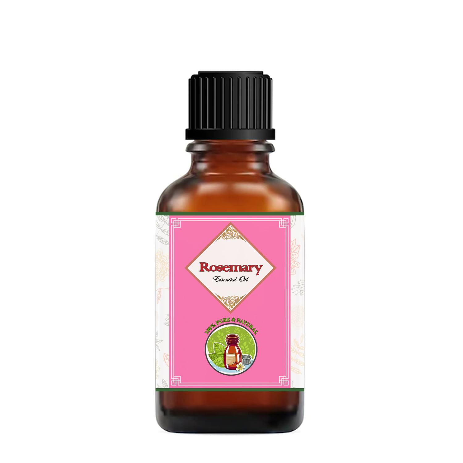 Premium Rosemary Essential Oil - 100% Pure, Natural, Therapeutic Grade for Normal Skin, Organic Certified (30ml) - Perfect for Aromatherapy, Hair Care & Relaxation