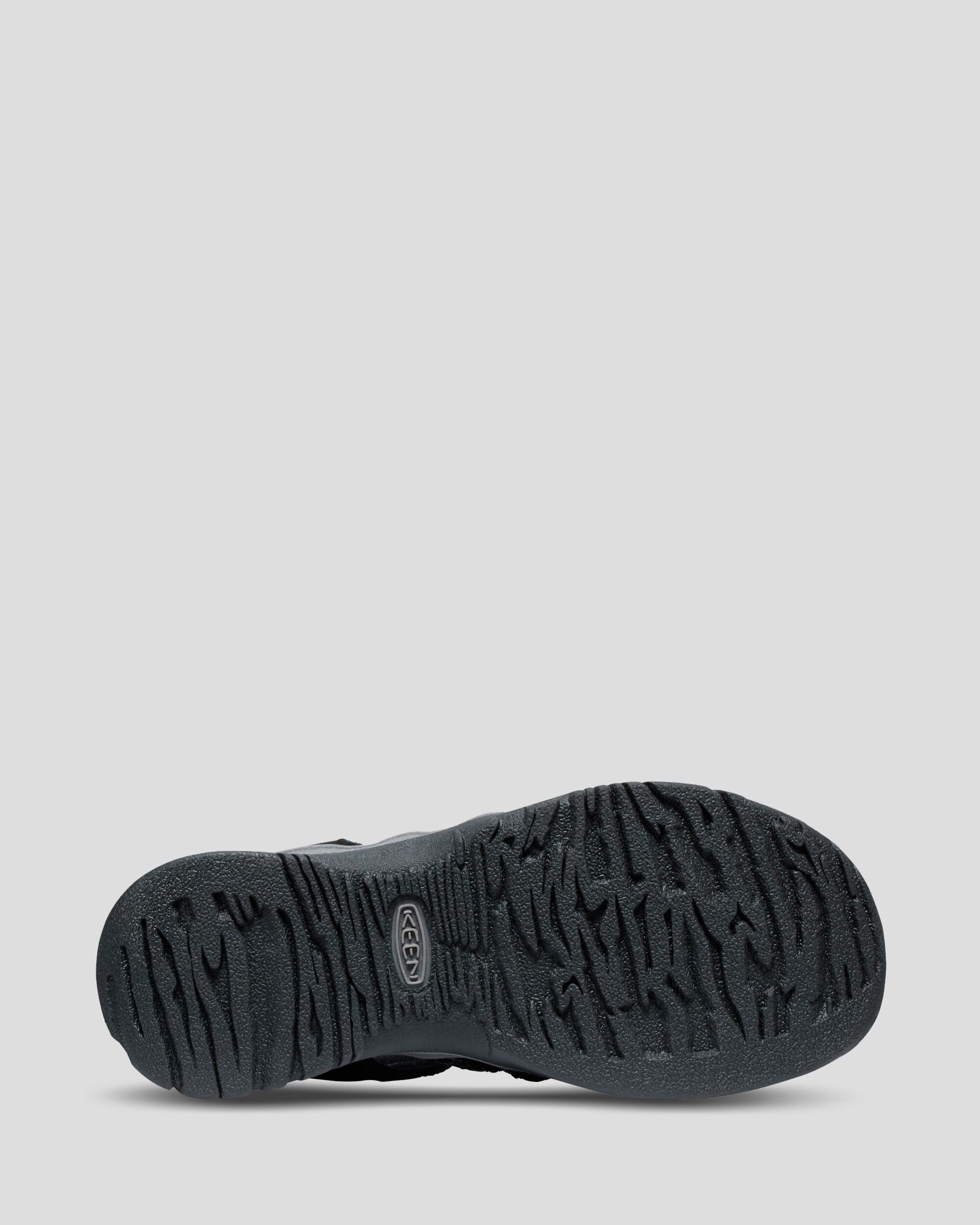 Keen Whisper Sandals for Women - Lightweight Hiking Sandals with Arch Support | Black/Steel Grey | Perfect for Outdoor Adventures, Beach & Travel
