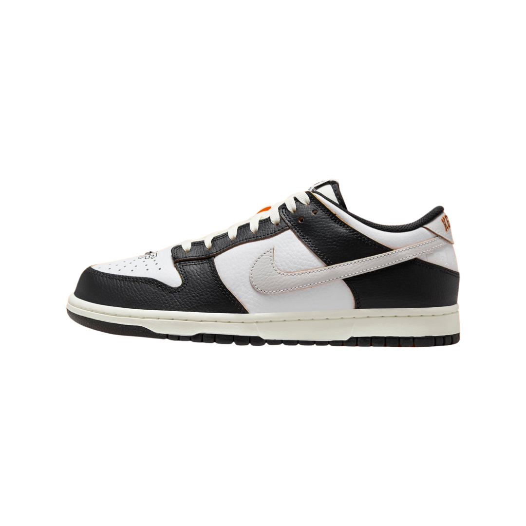 Nike SB Dunk Low HUF San Francisco Sneakers - Black, White & Orange Colorway - Skateboarding Shoes for Men | Streetwear & Casual Wear
