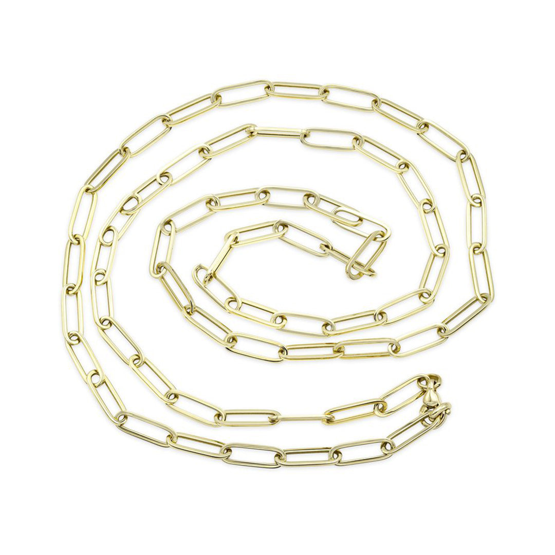 Elegant Paperclip Link Necklace for Women - Minimalist Gold & Silver Chain Jewelry - Perfect for Everyday Wear, Office & Date Night