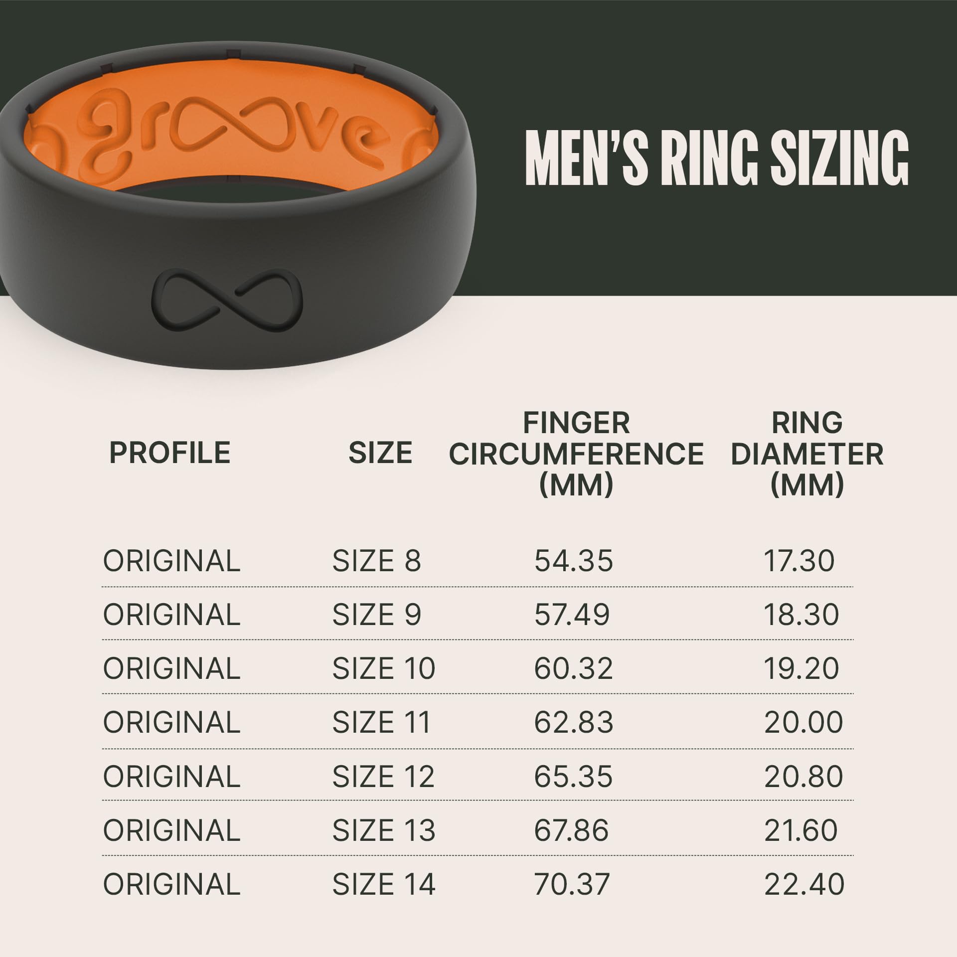 Groove Life Solid Silicone Ring for Men - Breathable Comfort Fit Wedding Band with Unique Design & Lifetime Warranty | Perfect for Active Lifestyles, Gym, Swimming & Outdoor Adventures