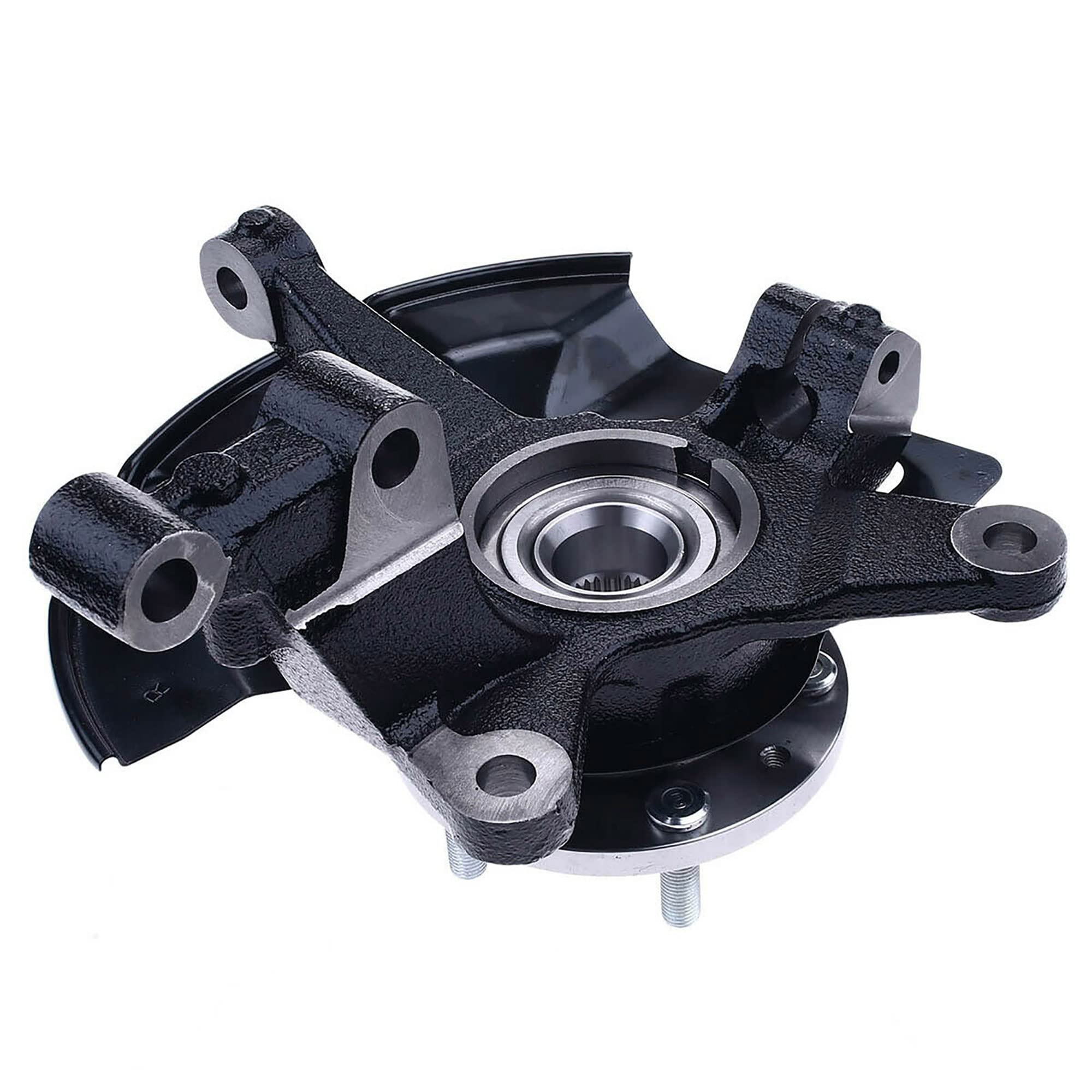 Front Right Passenger Side Wheel Bearing and Hub Assembly Steering Knuckles for 2007-2015 Mazda CX7 CX9 - Replacement for 698-414 3117802613 - Perfect for Smooth Ride and Vehicle Maintenance
