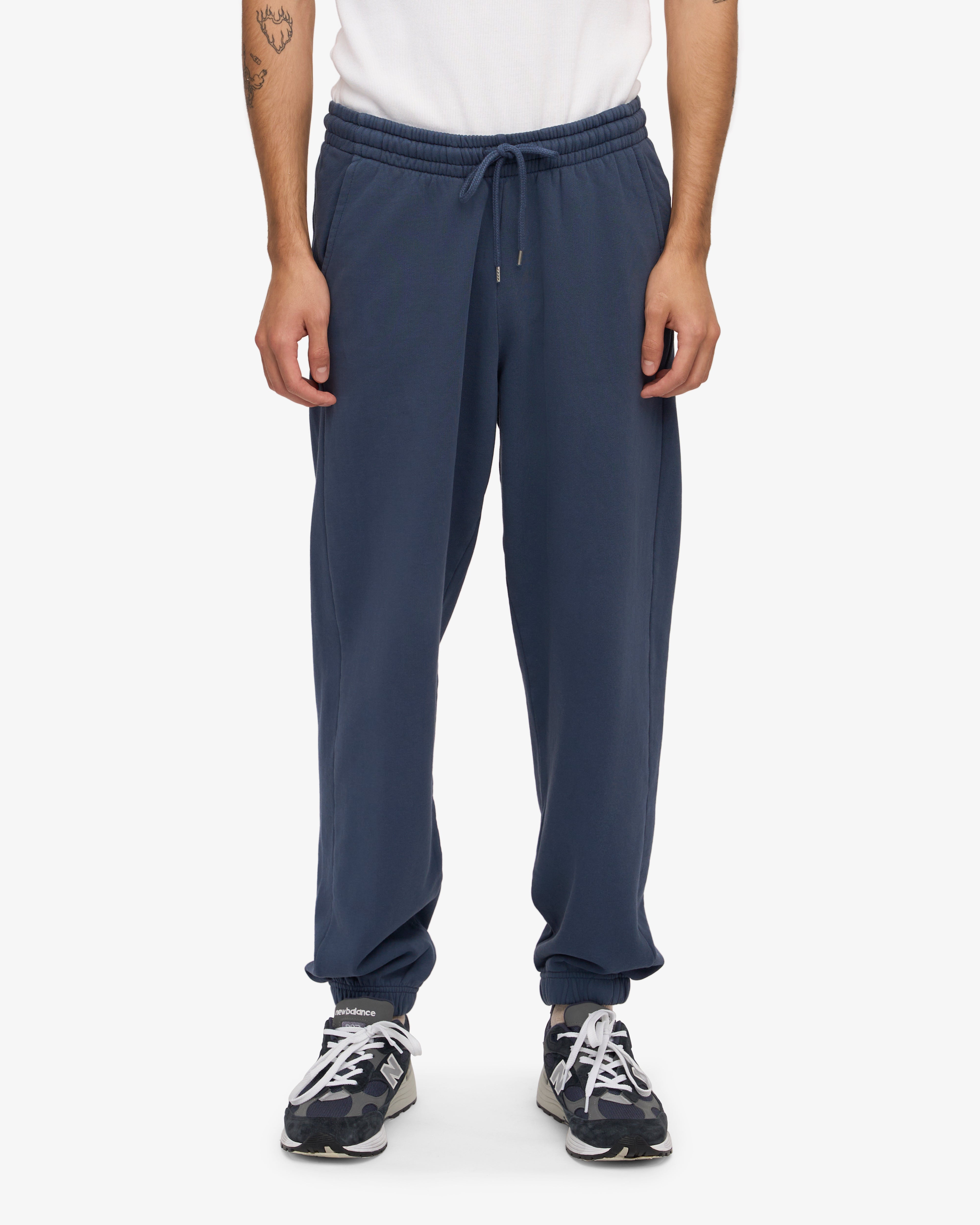 Organic Cotton Sweatpants for Women - Soft & Comfortable Petrol Blue Joggers - Perfect for Yoga, Running & Lounge Wear