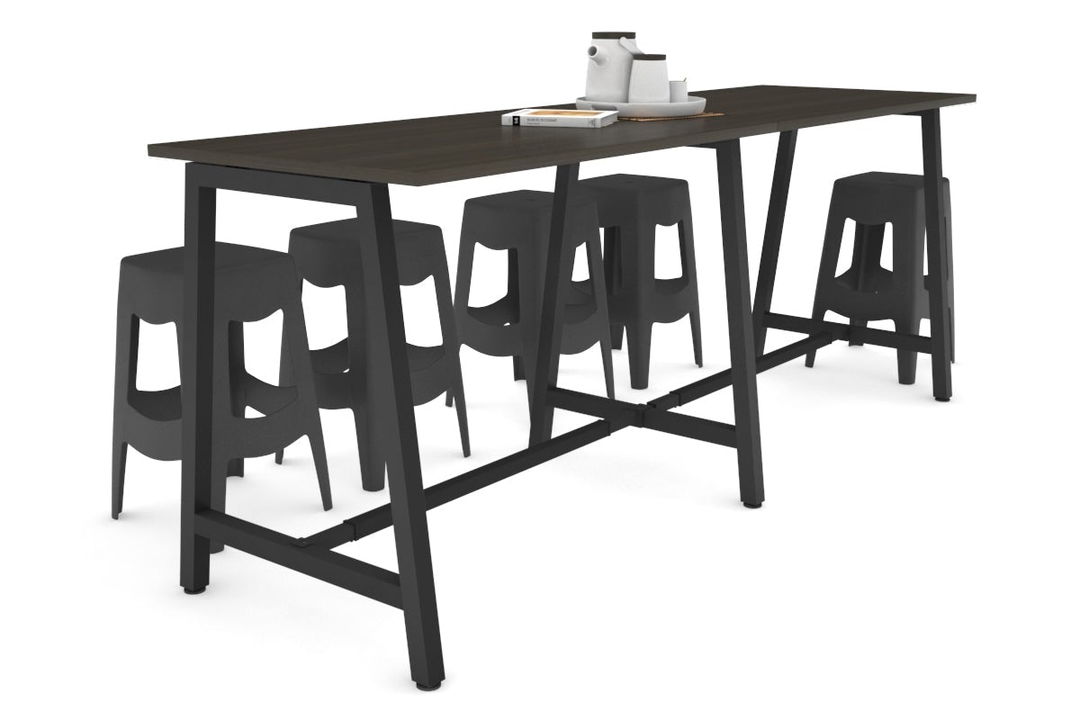 Quadro A Legs Large Counter Table 2400L x 700W - Heavy Duty Metal Frame for Restaurant, Bar, Kitchen & Commercial Use