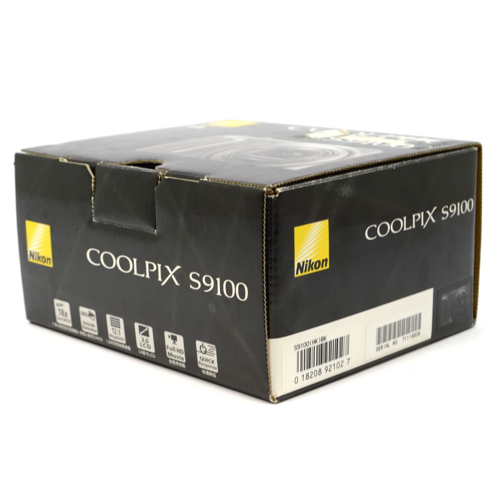 New in Opened Box Nikon Coolpix S9100 Digital Camera - 12.1MP HD Black - Complete with Accessories for Travel & Photography Enthusiasts