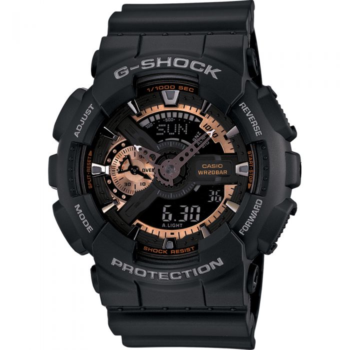 G Shock GA110RG-1A Digital Sport Watch for Men - Durable Shock Resistant Watch for Outdoor, Running, and Adventure Activities
