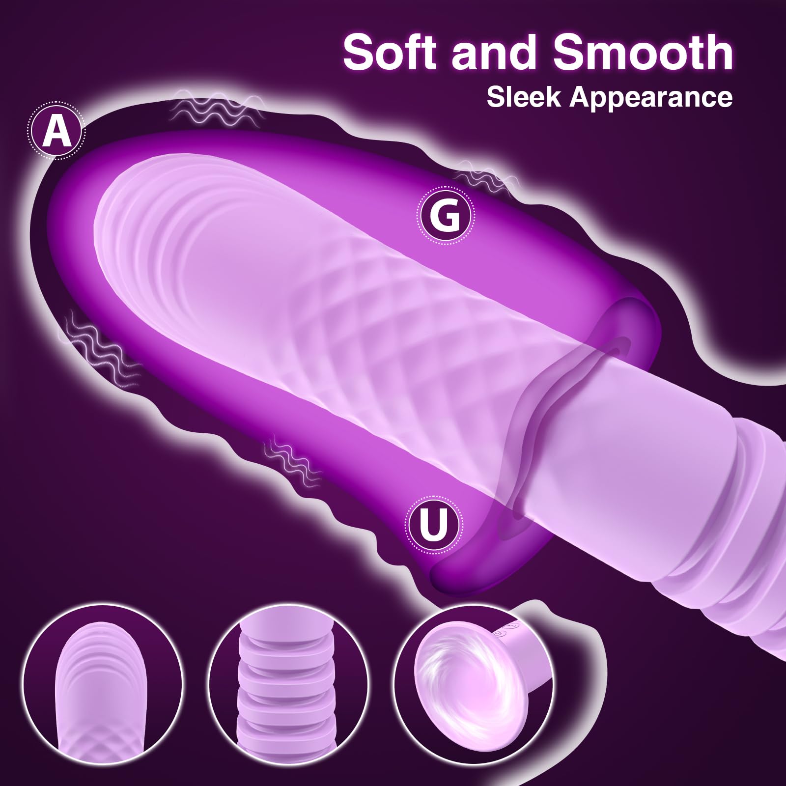 Realistic 9 Inch Thrusting Dildo Vibrator Sex Machine with 3 Thrusts & 9 Vibration Modes - Soft Silicone Suction Cup Adult Toy for Women & Men - Perfect for Couples Play, Solo Pleasure & BDSM Exploration