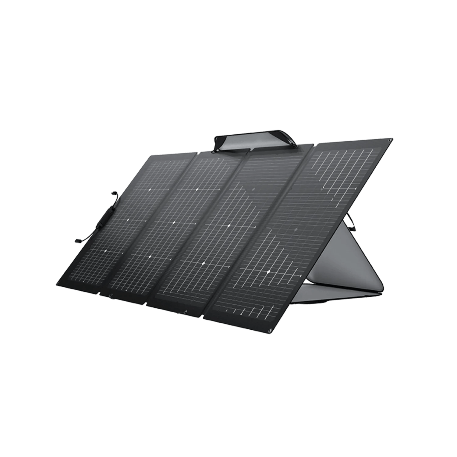 EcoFlow 220W Bifacial Portable Solar Panel for Camping, RV & Off-Grid Power - High Efficiency Foldable Solar Charger for Outdoor Adventures & Emergency Backup