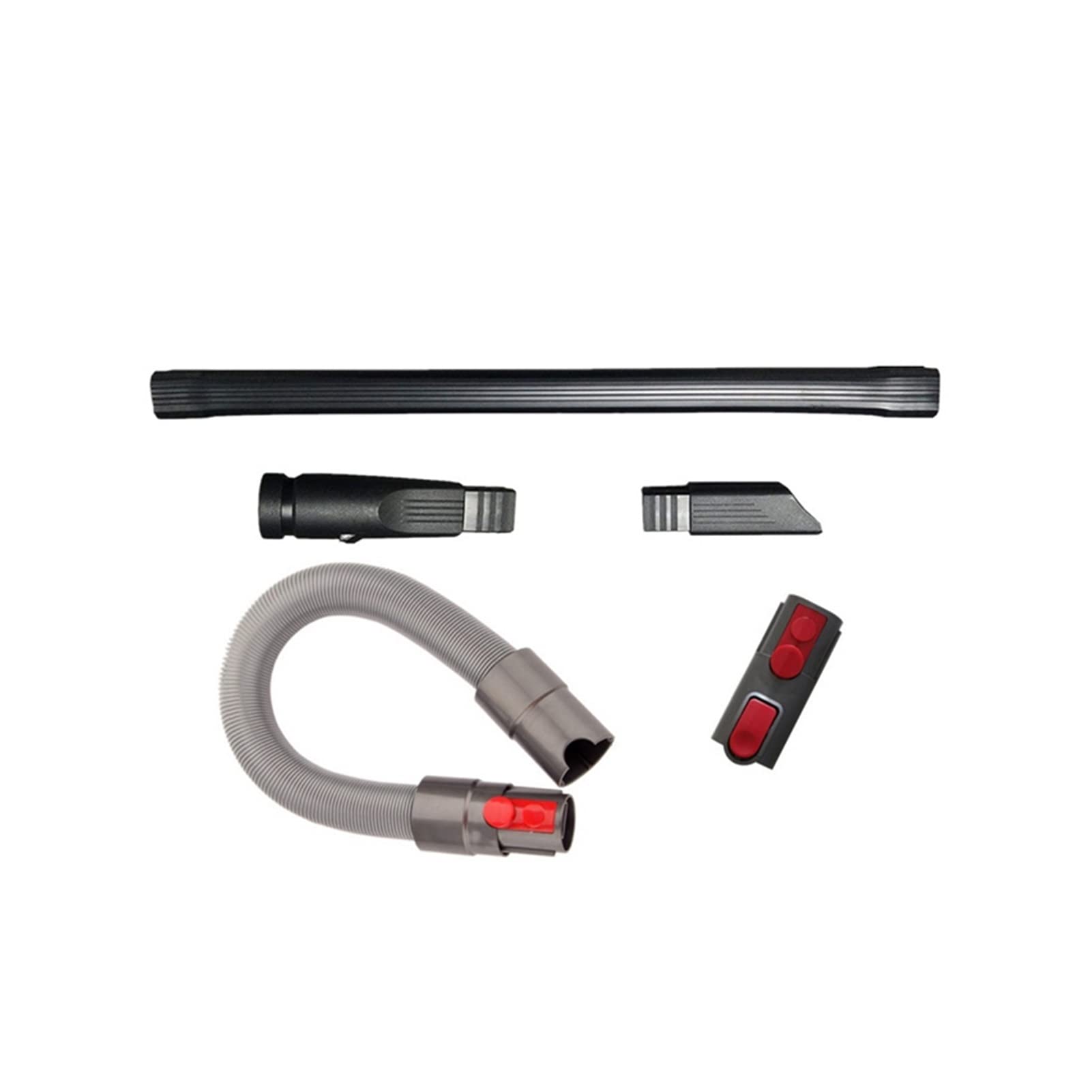 Segert Vacuum Cleaner Parts - Compatible with Dyson V7 V8 V10 V11 - Brush Tools & Adapter Hose Kit - Dark Gray - Perfect for Floor Cleaning & Home Maintenance