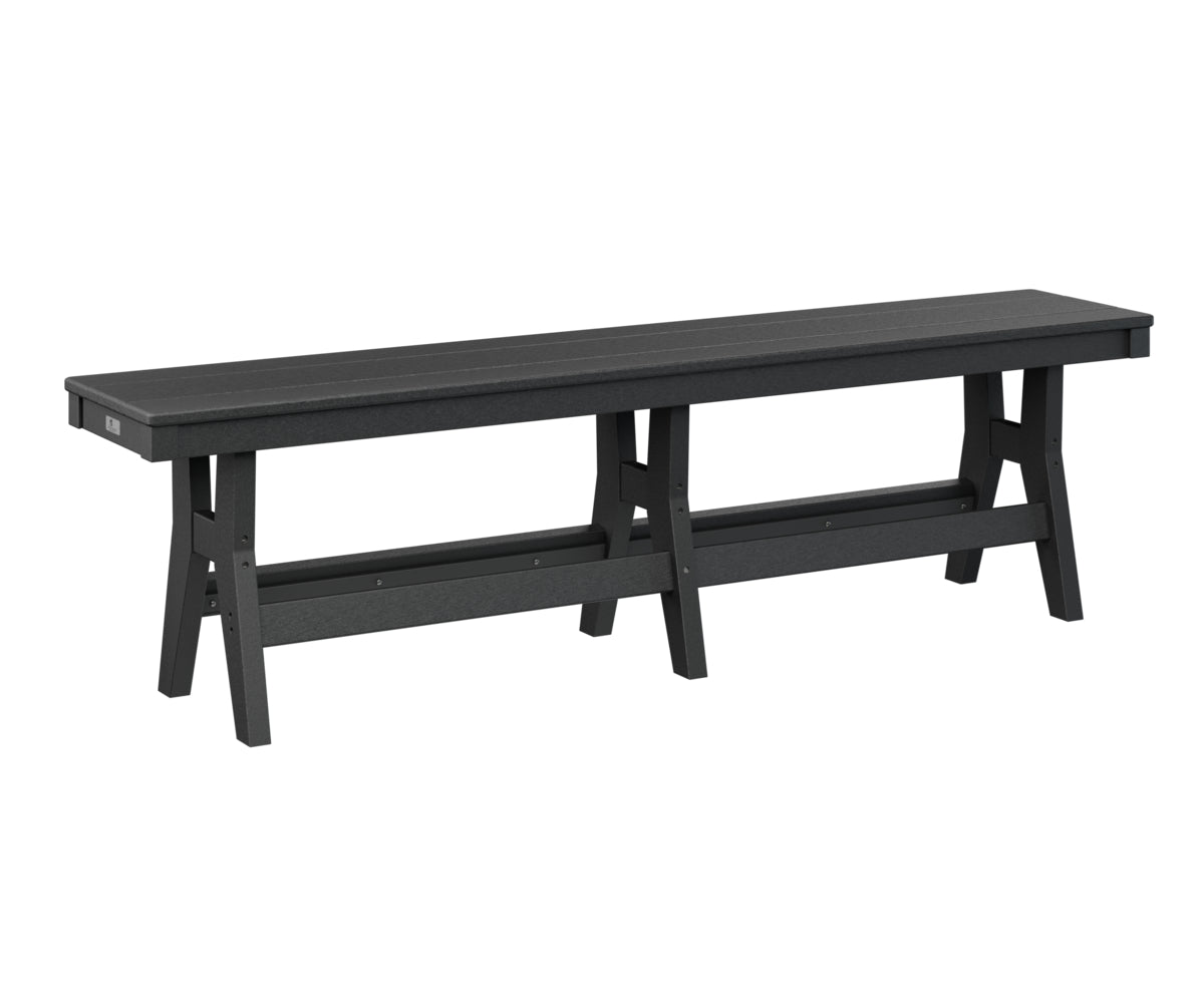 Berlin Gardens Harbor 66 Dining Bench - Outdoor Patio Furniture Set with Weather-Resistant Teak Wood - Perfect for Backyard, Garden, and Poolside Dining Areas