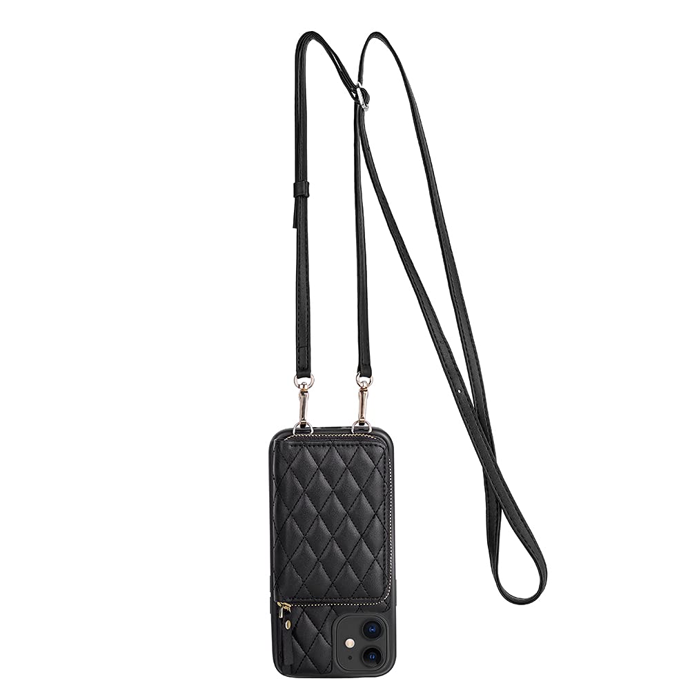 LAMEEKU Leather Wallet Case for iPhone 12/12 Pro 6.1