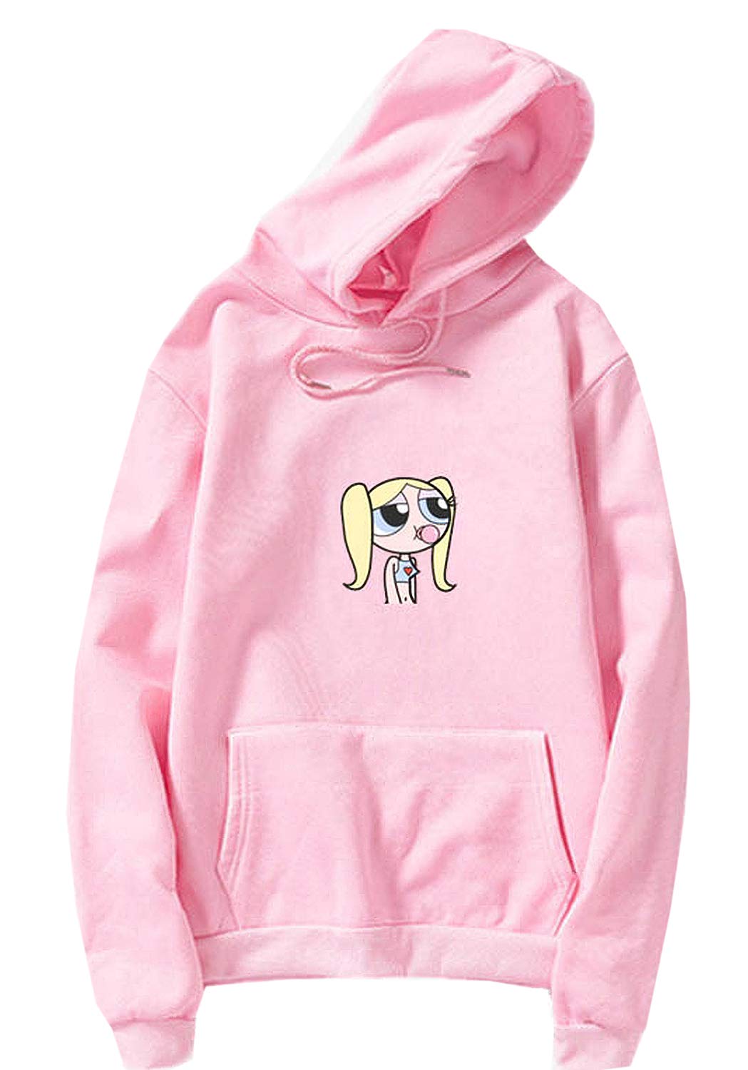 Zokueji Anime Cartoon Buttercup Girls Hoodie - Kawaii Cosplay Costume & Casual Daily Wear for Anime Fans, Conventions, and Street Fashion
