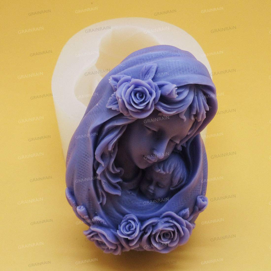 Natural Silicone Soap Molds for Mothers & Babies - DIY Handmade Soap Making Kit, Resin Craft Molds (12350) - Perfect for Baby Shower Gifts, New Mom Care Packages & Homemade Soap Crafting