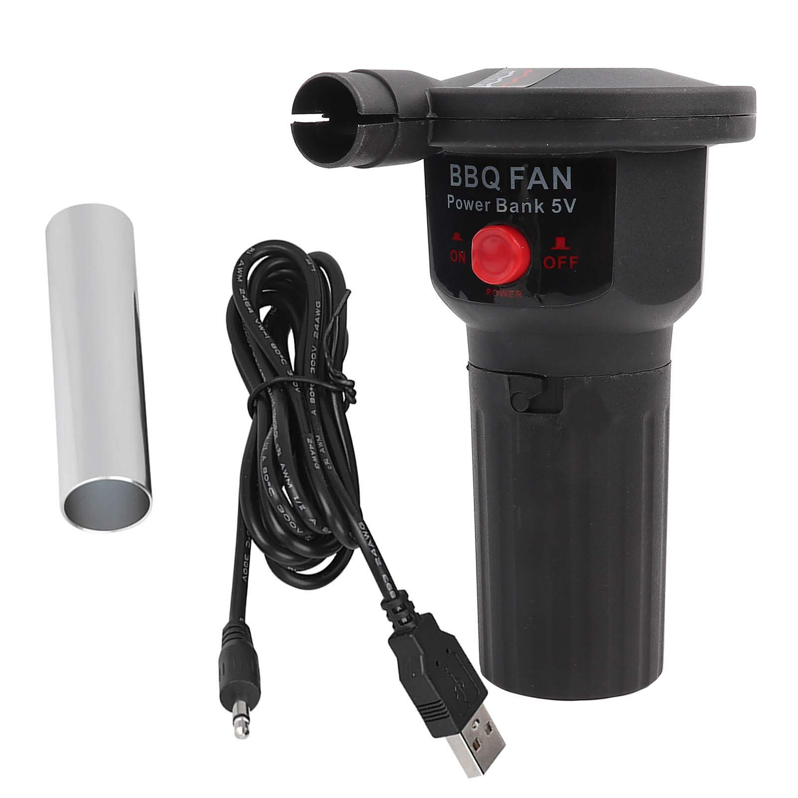 Portable Electric BBQ Air Blower - Fire Bellows & Charcoal Starter for Outdoor Grilling, Camping, Picnics & Fireplaces | Perfect for Backyard BBQs, Tailgating & Hiking Adventures