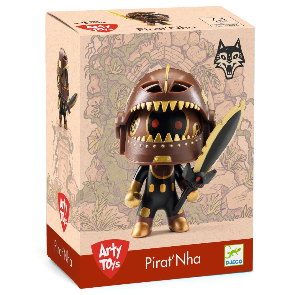 Best Djeco Arty Toys Pirates Pirat'Nha - Creative Wooden Pirate Ship Playset for Kids - Perfect for Imaginative Play & Storytelling Adventures
