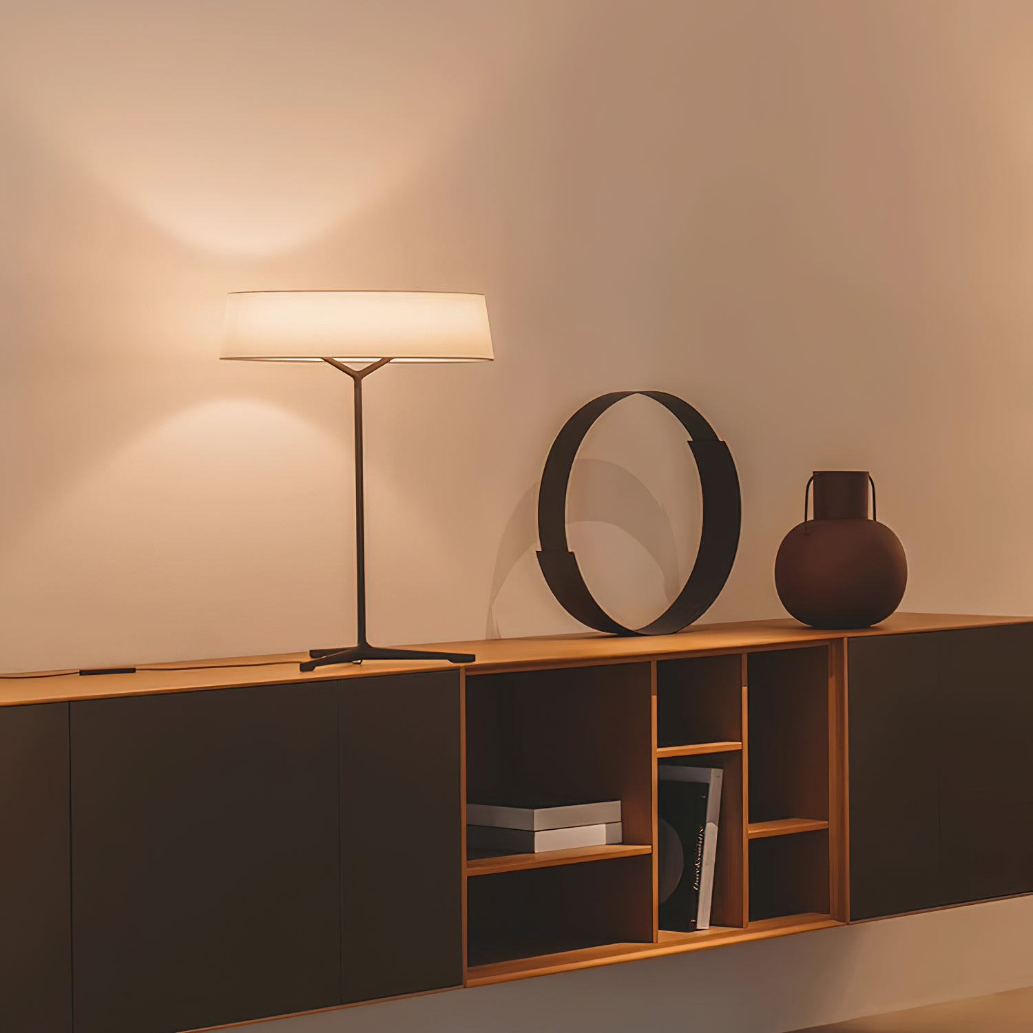 Stylish Nemol Table Lamp - Modern LED Bedside Light for Living Room, Bedroom & Office - Perfect for Reading, Decor & Nightstand Use