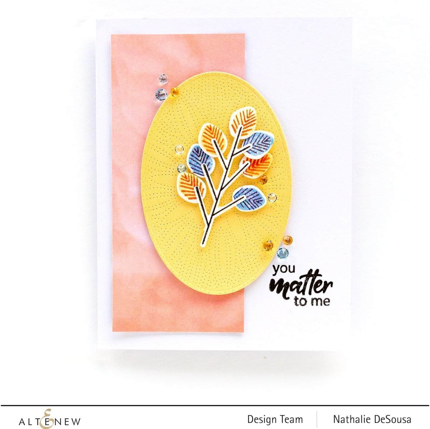 Mini Delight: Tiny Foliage Stamp & Die Set for Card Making, Scrapbooking & DIY Crafts - Perfect for Handmade Greeting Cards, Journals, and Paper Crafting Projects