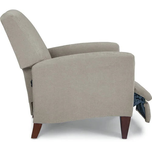 Scarlett Push Back Recliner Chair - Plush Comfortable Living Room Reclining Sofa for Relaxing, Watching TV & Napping - Modern Home Theater & Lounge Furniture