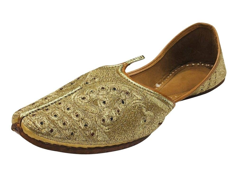 Men's Copper Jutti Shoes - Traditional Indian Mojari Khussa for Sherwani & Bridal Wear | Handcrafted Leather Wedding Footwear for Grooms & Special Occasions